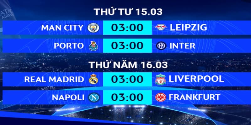 Lịch thi đấu bóng đá Lịch thi đấu bóng đá hiện đại